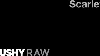 TUSHYRAW - Scarlett keményen hátsó bejáratba rakva