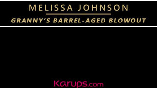Melissa Johnson a méretes keblű érett nő
