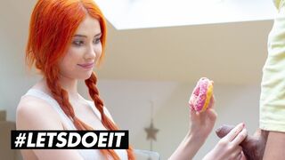 Gisha Forza hatalmas kannás vörös bombe egy fánkot érő hardcore dugásért